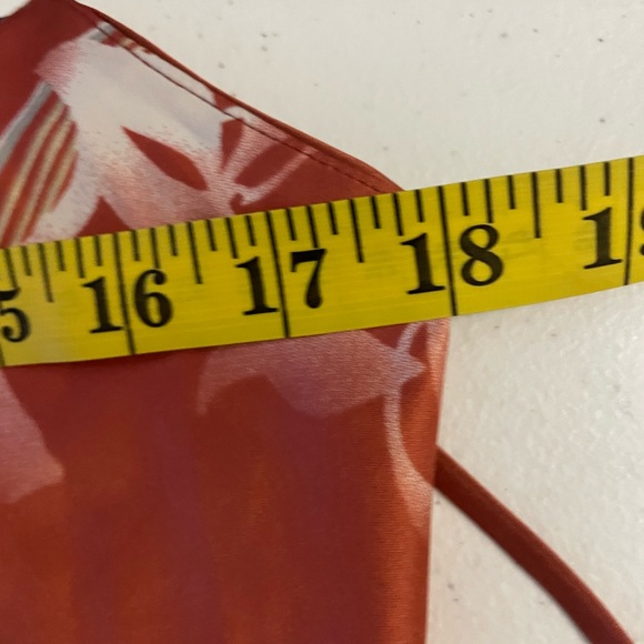 Natori Women's S Satin Strappy Red Green Black Floral Long Gown Slip Dress - Picture 5 of 6